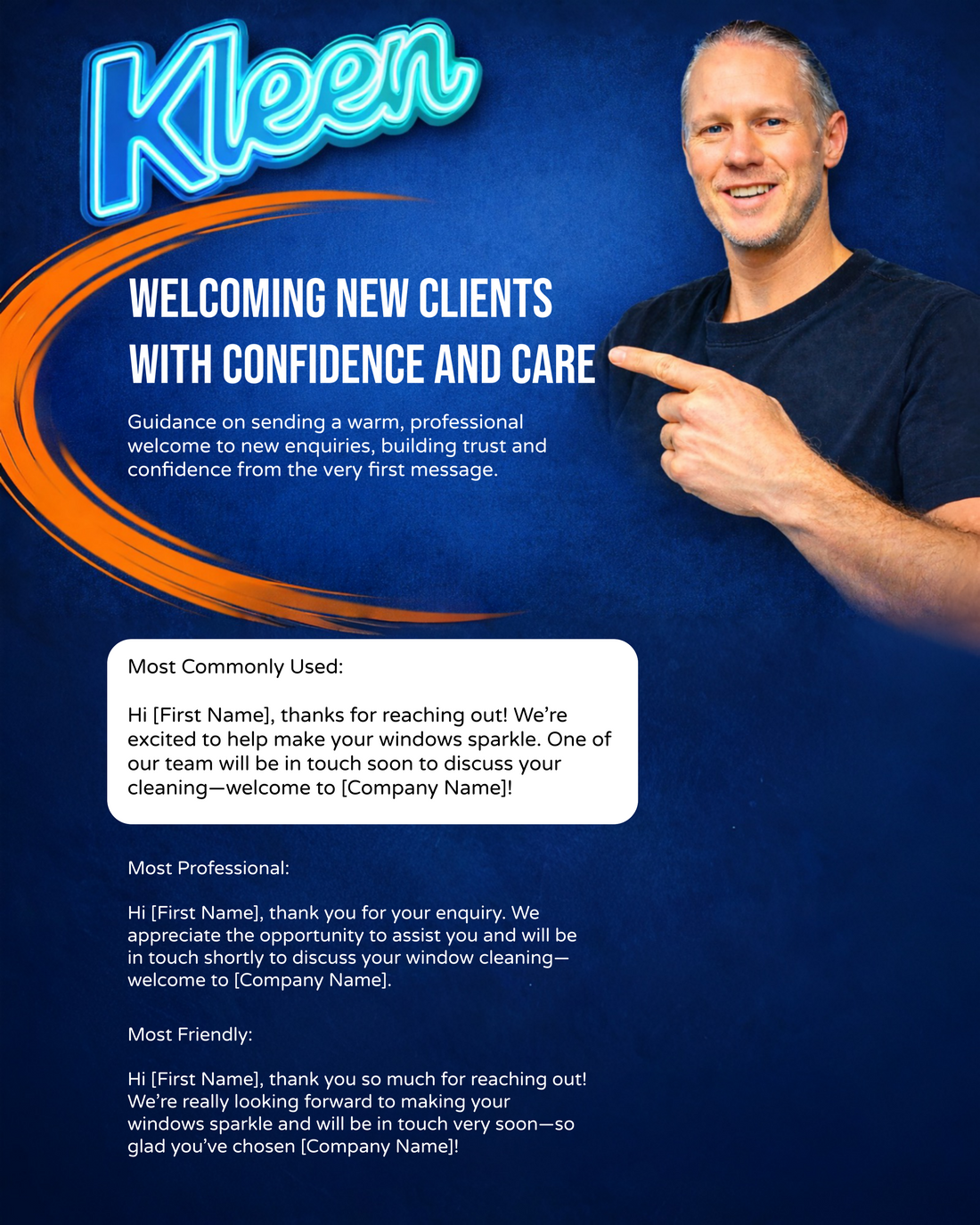 The Perfect Welcome Message for New Clients